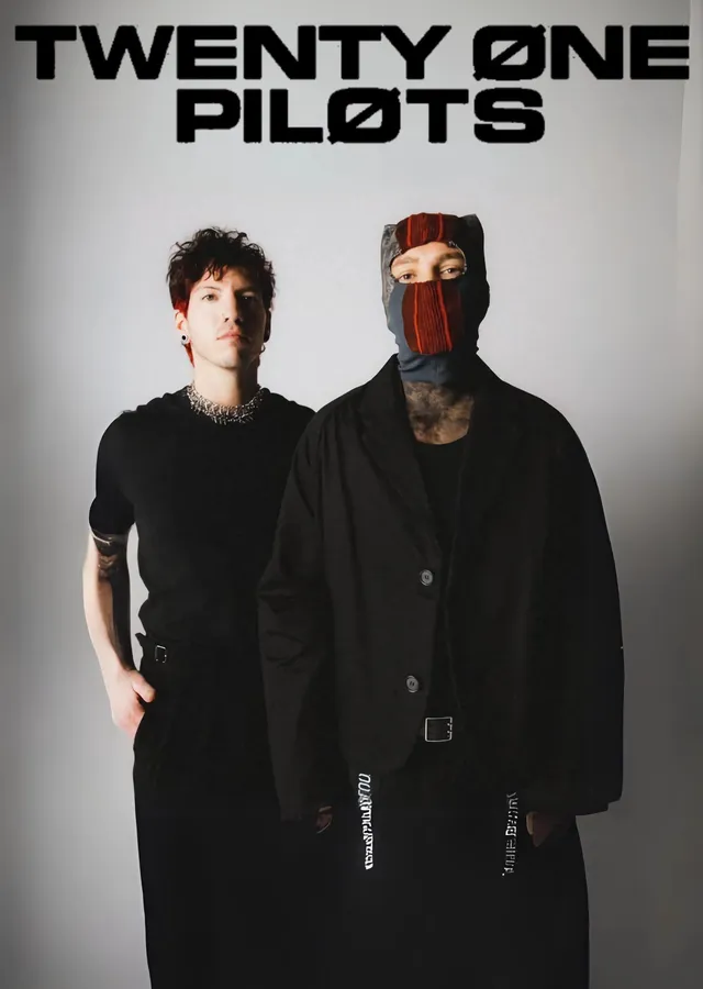Twenty One Pilots: Siyah Takım metal tablo