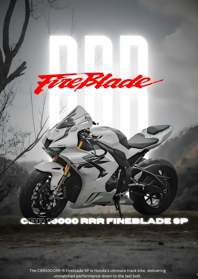 Honda CBR1000RR-R Fireblade SP - Gri Zemin metal tablo