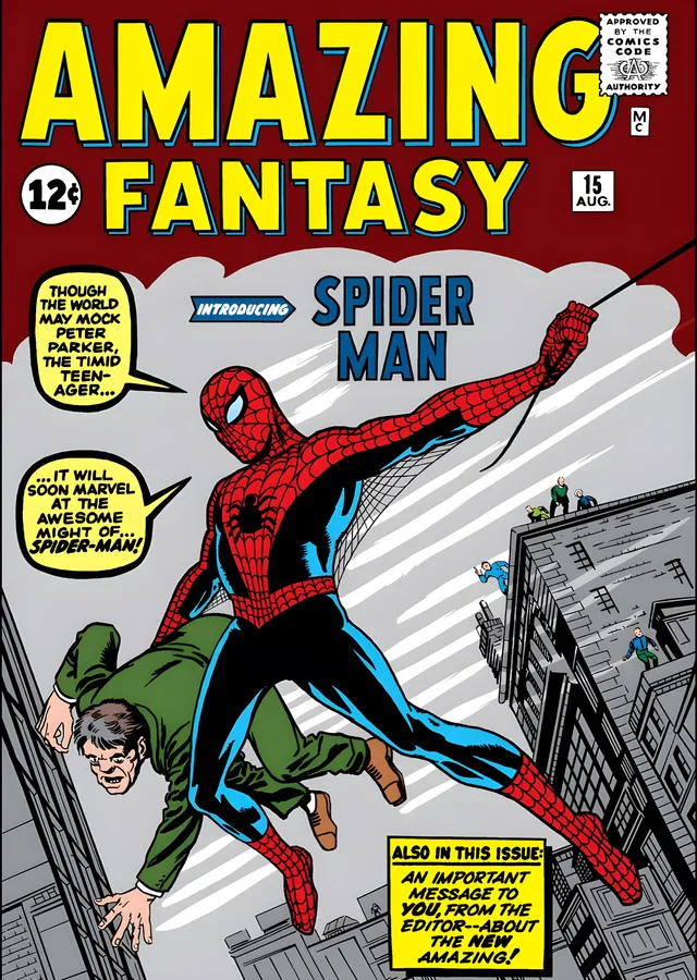 Amazing Fantasy: Spider-Man metal tablo