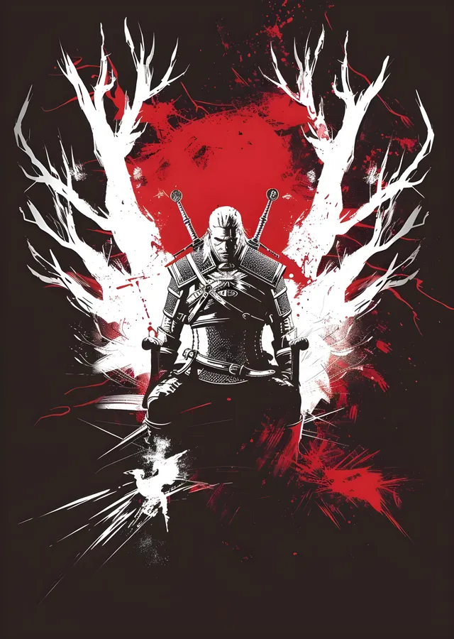 The Witcher: Kızıl Taht metal tablo