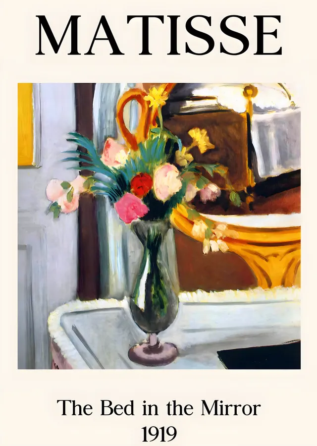 Aynadaki Yatak · Henri Matisse metal tablo