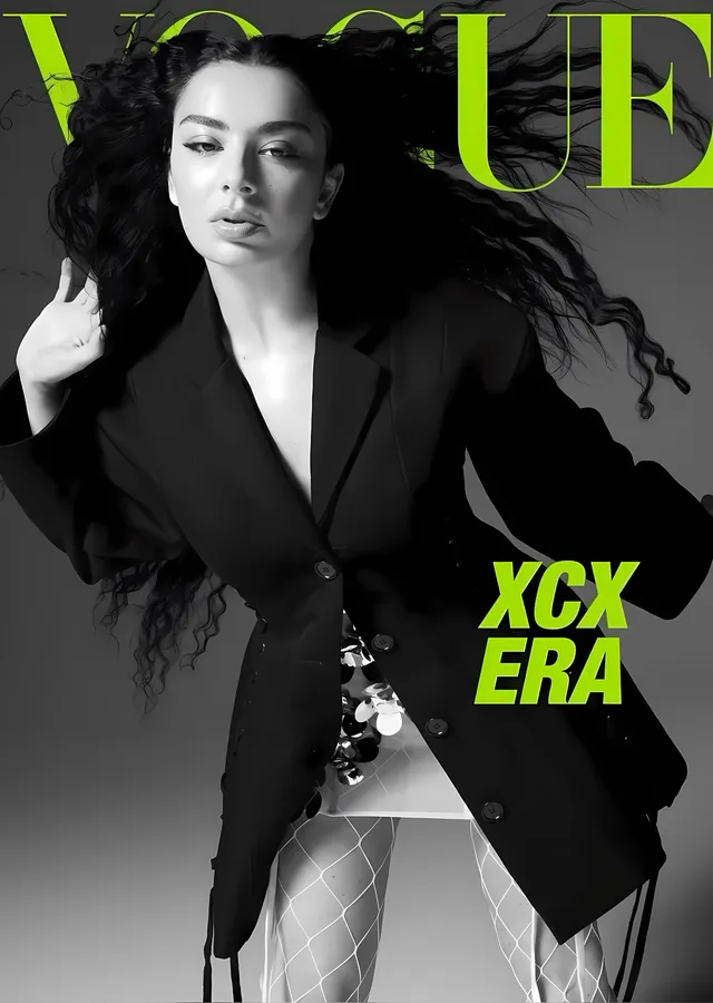 Vogue: Charli XCX metal tablo