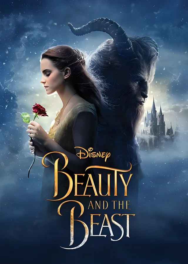 Beauty and the Beast metal tablo