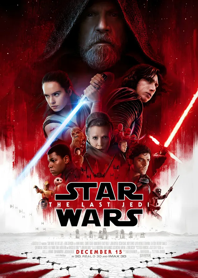 Star Wars: The Last Jedi metal tablo