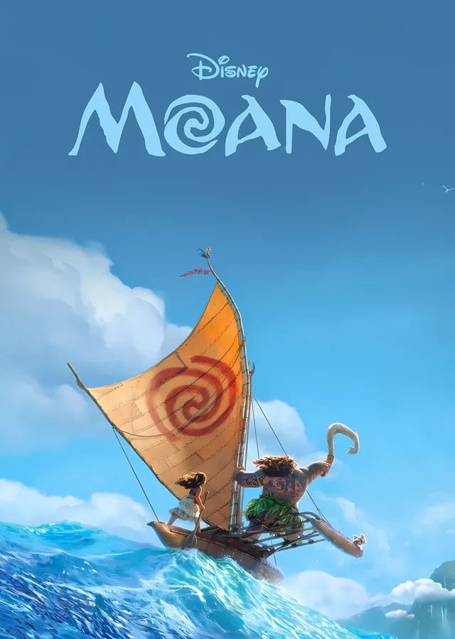 Moana: Yelkenli Kano metal tablo