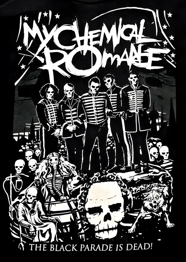 My Chemical Romance: The Black Parade metal tablo