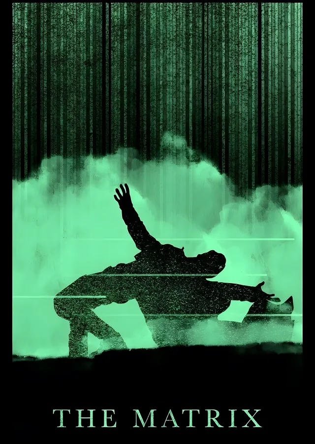 The Matrix metal tablo