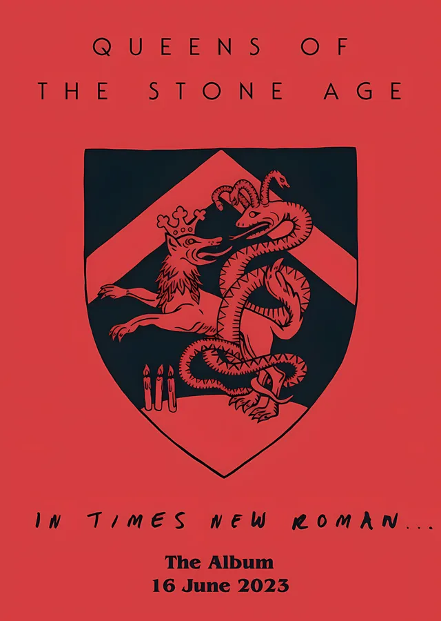 Queens of the Stone Age: In Times New Roman metal tablo