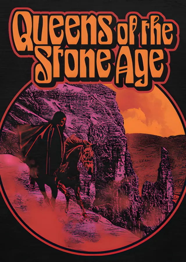 Queens of the Stone Age: Çöl Atlısı metal tablo