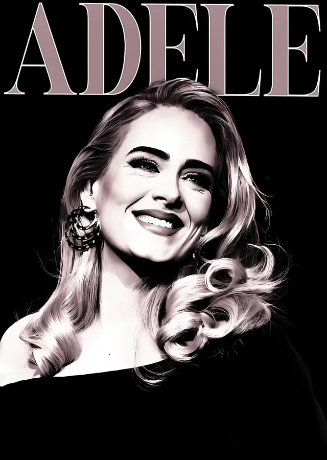 Adele metal tablo