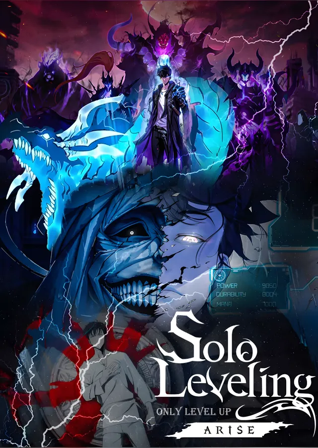 Solo Leveling: Gölge Ordusunun Yükselişi metal tablo