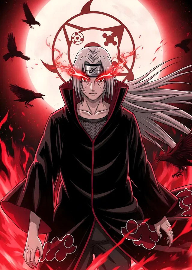 Naruto - Uchiha Madara: Kızıl Mühür metal tablo