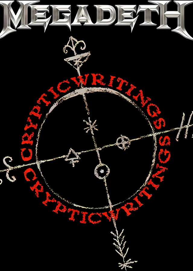 Megadeth: Cryptic Writings metal tablo