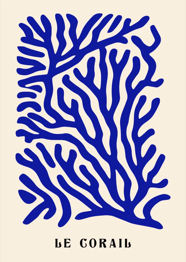 Le Corail - Matisse metal tablo