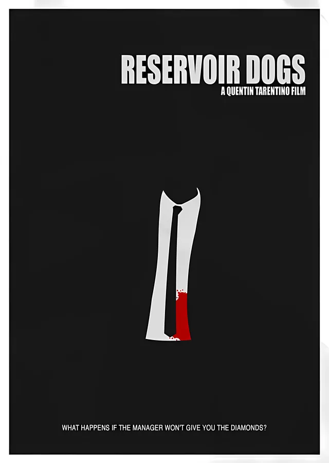 Reservoir Dogs: Elmas Soygunu metal tablo