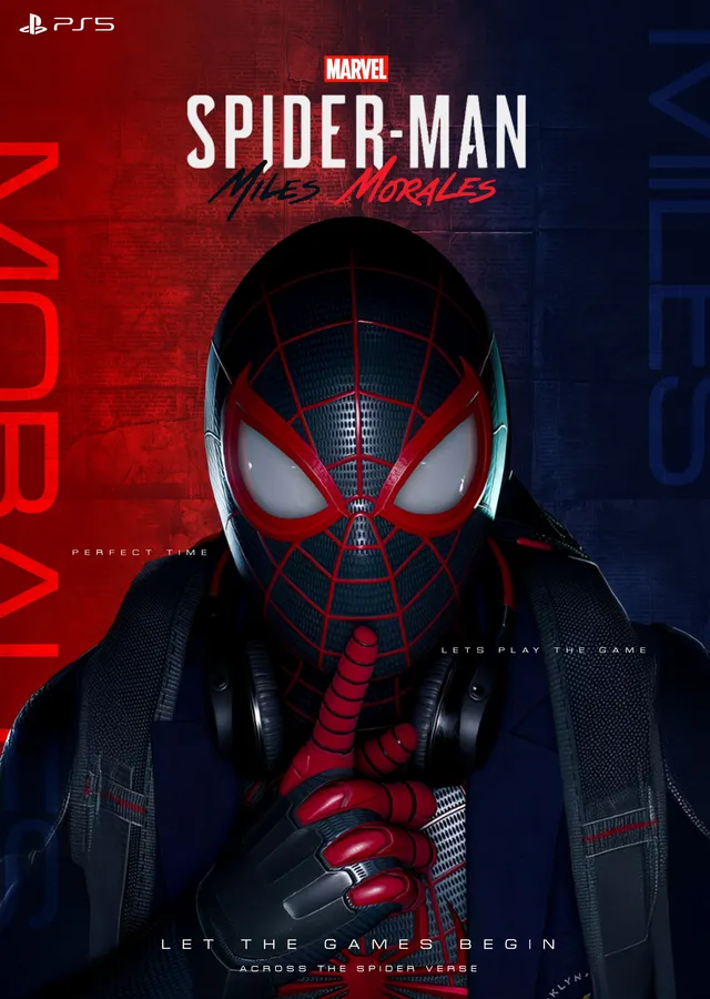 Marvel's Spider-Man: Miles Morales metal tablo
