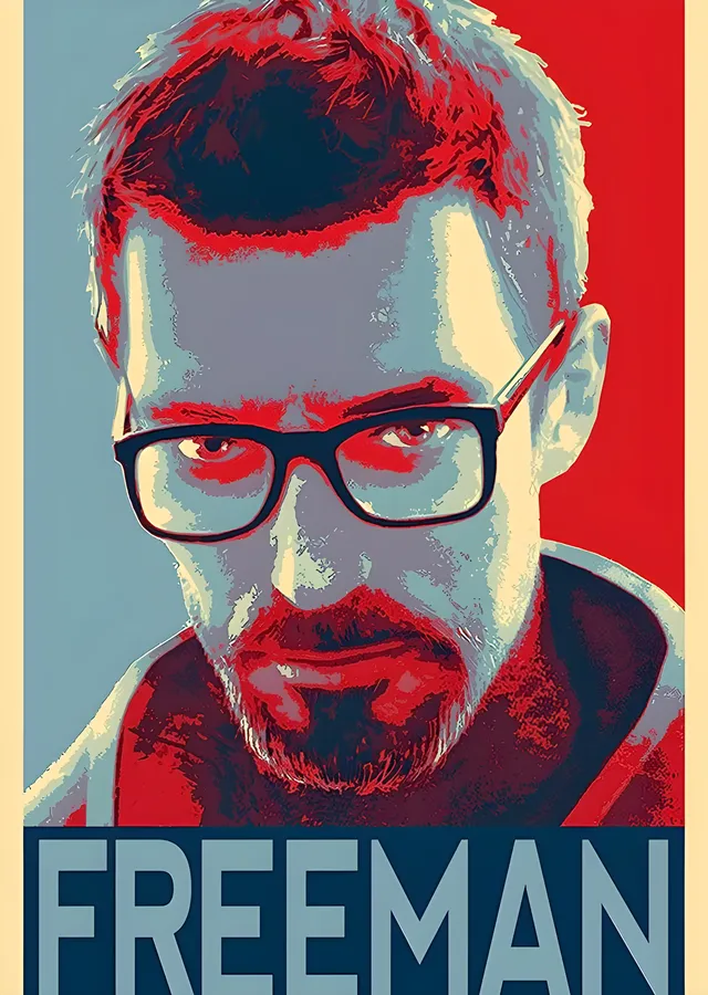 Freeman metal tablo