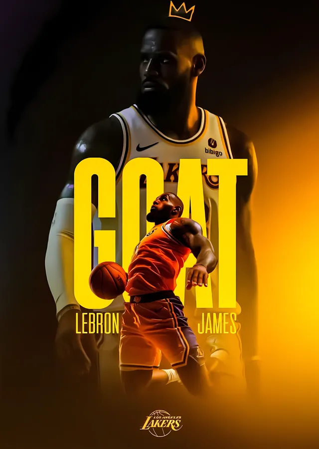LeBron James: GOAT İkonu metal tablo