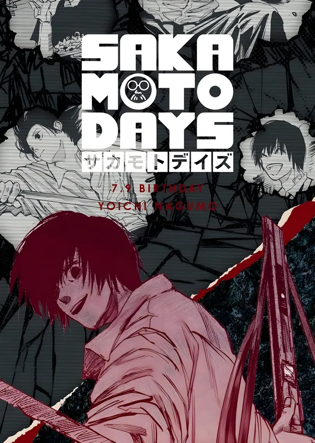 Sakamoto Days: Kızıl Tonlu Suikastçı metal tablo