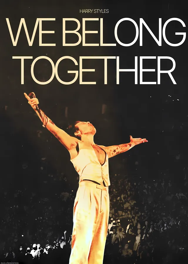 Harry Styles: We Belong Together metal tablo