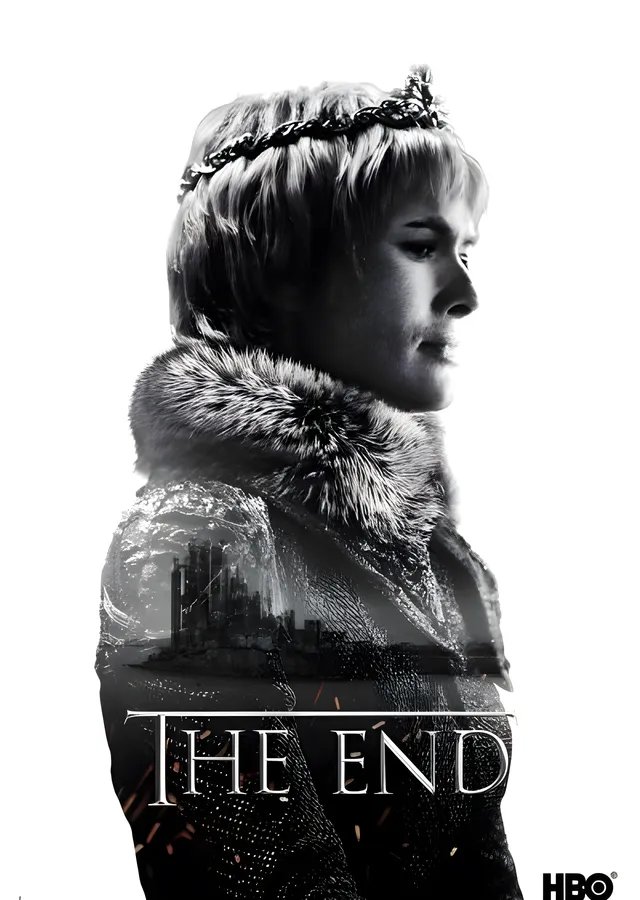 Game of Thrones: Son Bölüm Afişi metal tablo