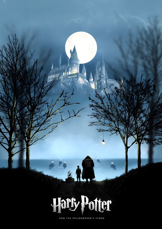 Harry Potter and the Philosopher's Stone · Hogwarts Yolu metal tablo