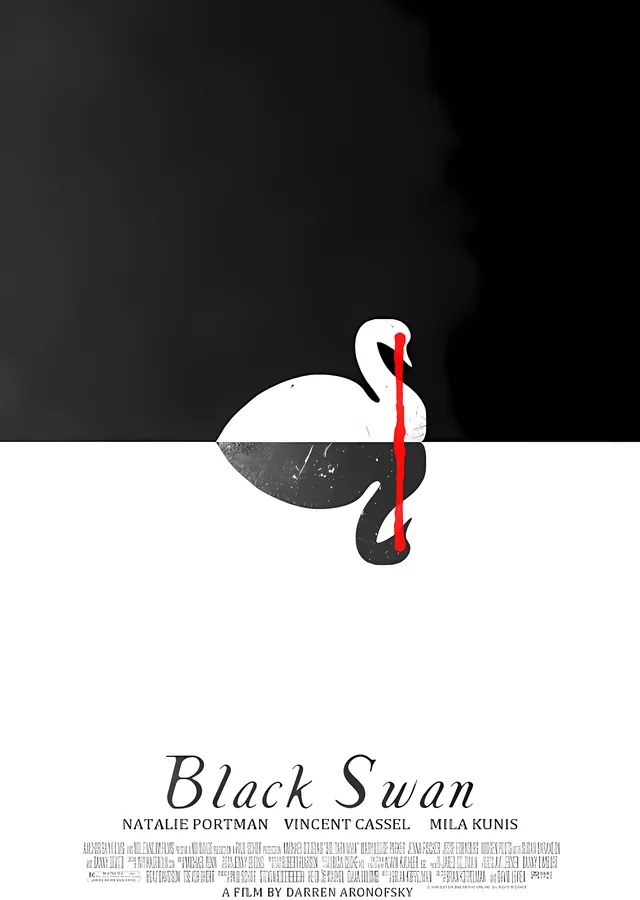 Black Swan: Kuğu Gölü'nün Karanlık Yüzü metal tablo