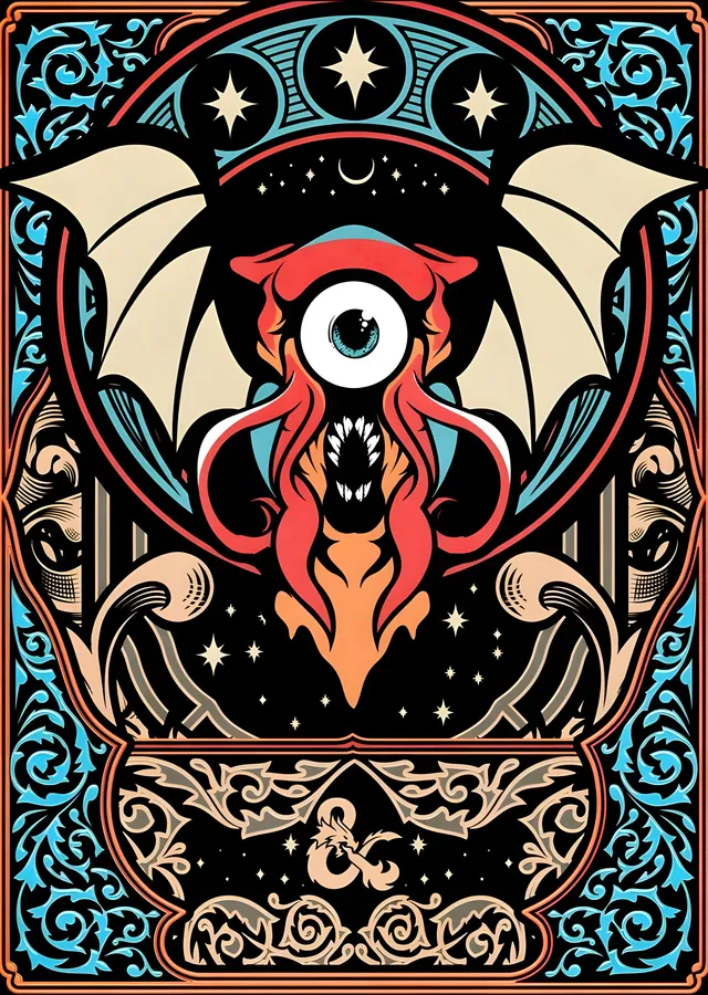 Dungeons & Dragons · Astral Menagerie metal tablo
