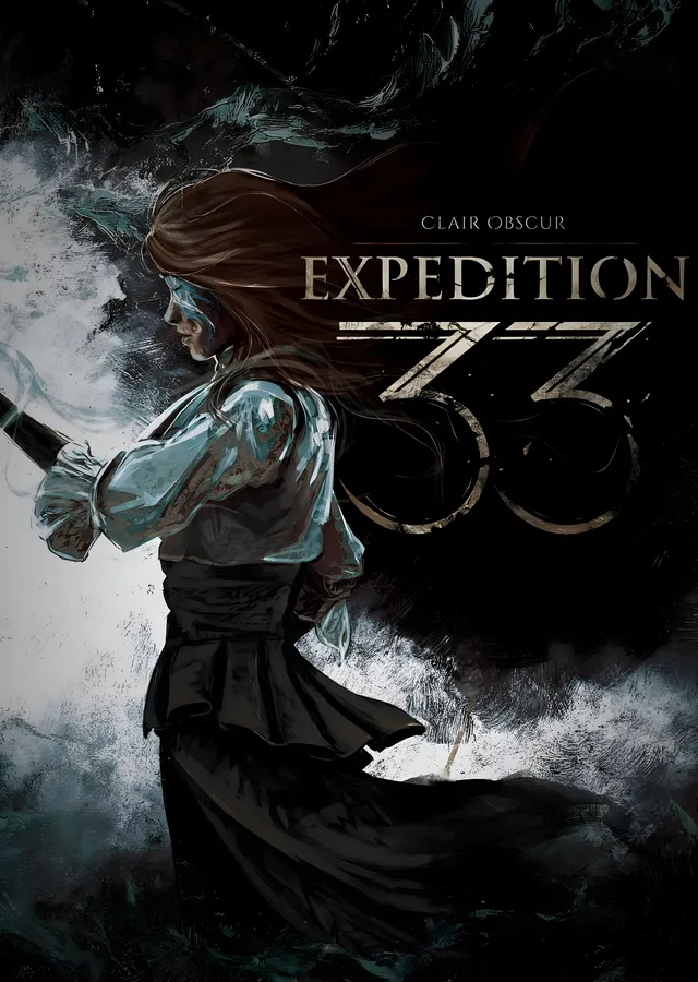 Clair Obscur: Expedition 33 - Kızıl Saçlı Savaşçı ve metal tablo