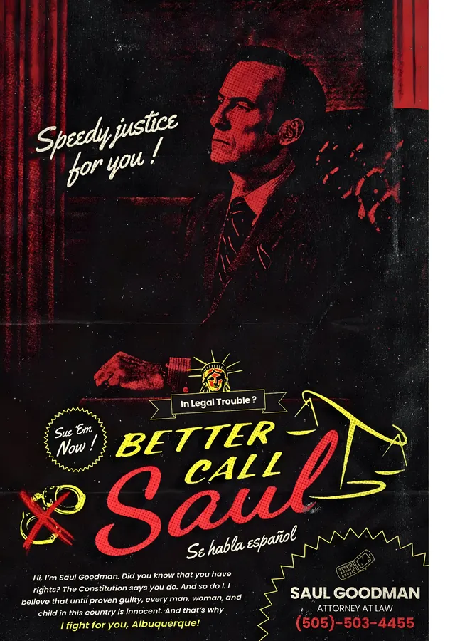 Better Call Saul: Speedy Justice metal tablo