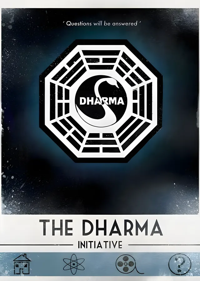 LOST: The Dharma Initiative metal tablo
