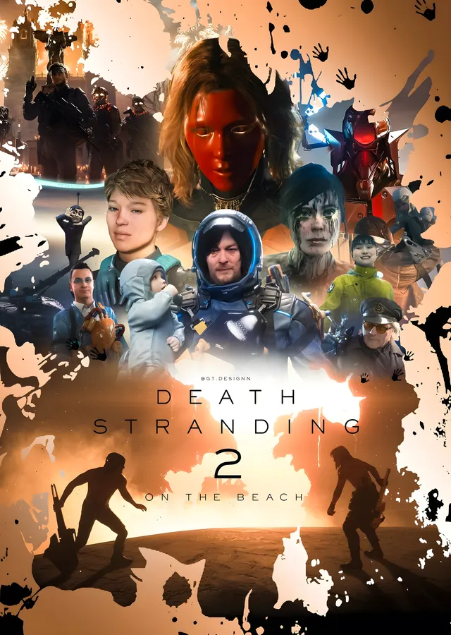Death Stranding 2: Kadro metal tablo