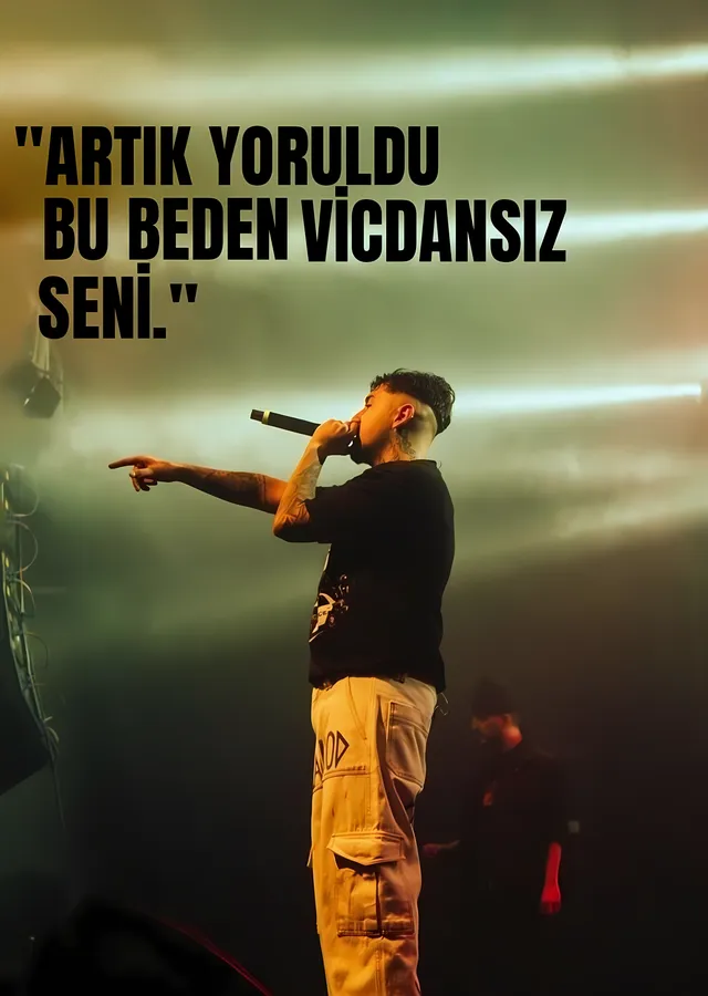 Artık Yoruldu Bu Beden metal tablo