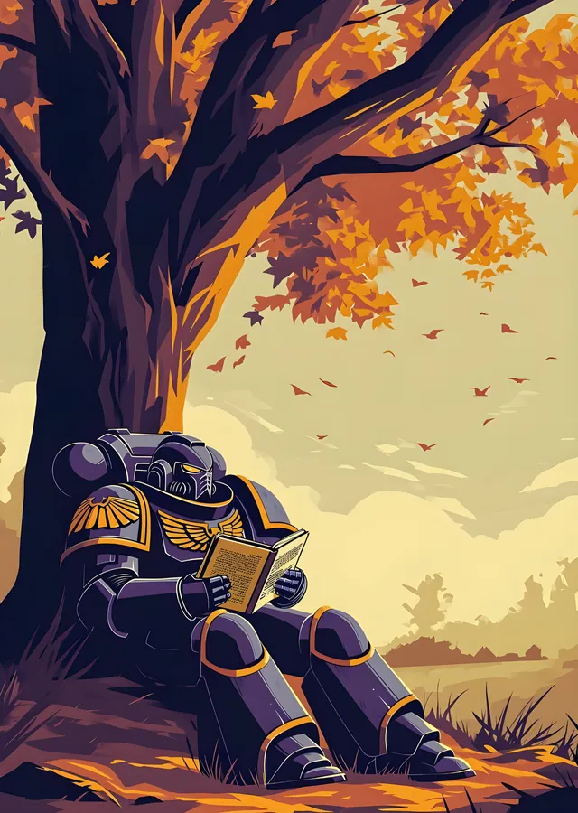 Warhammer 40K: Okuyan Space Marine metal tablo
