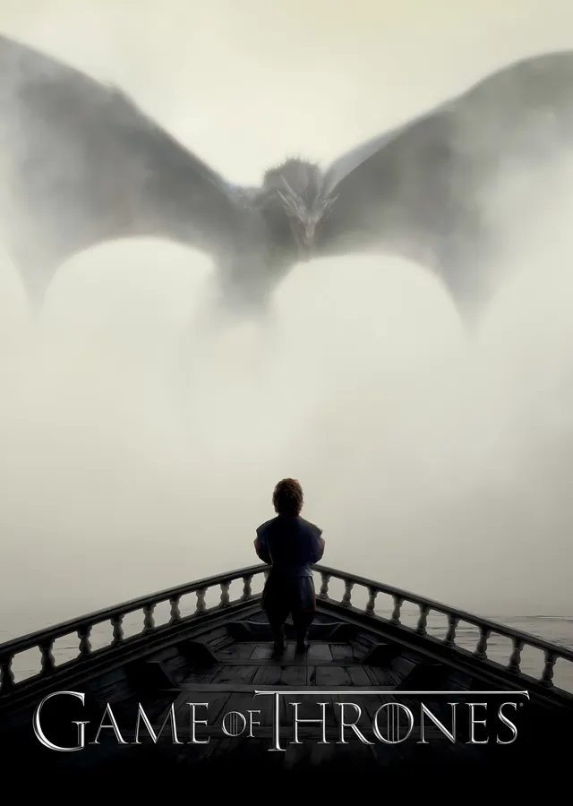 Game of Thrones: Sisin İçindeki Ejderha metal tablo