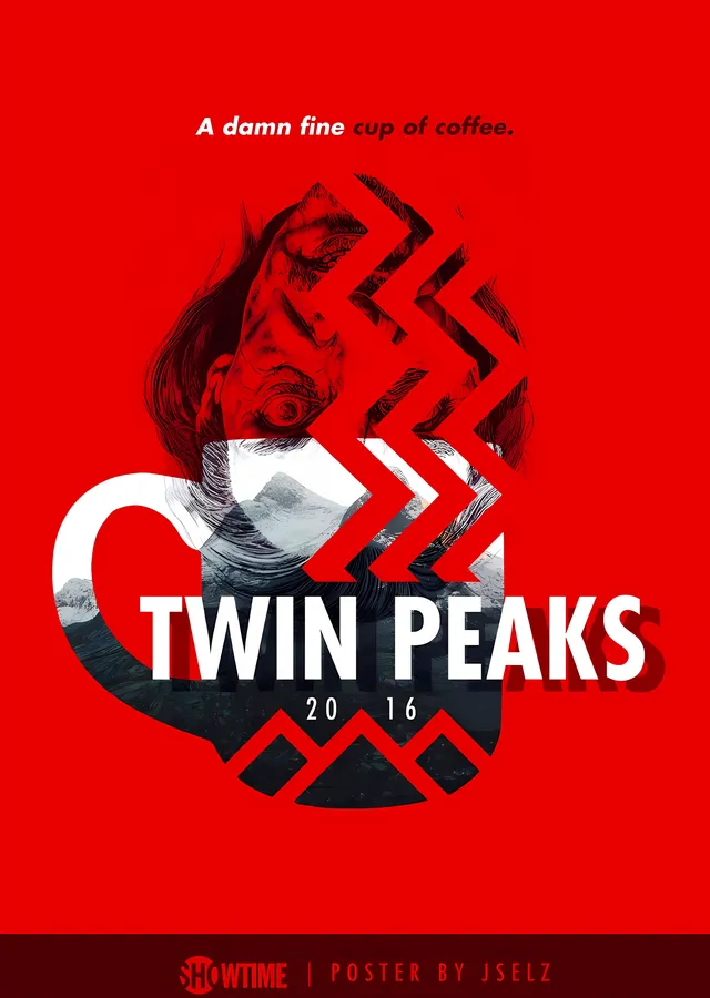 Twin Peaks 2016 metal tablo