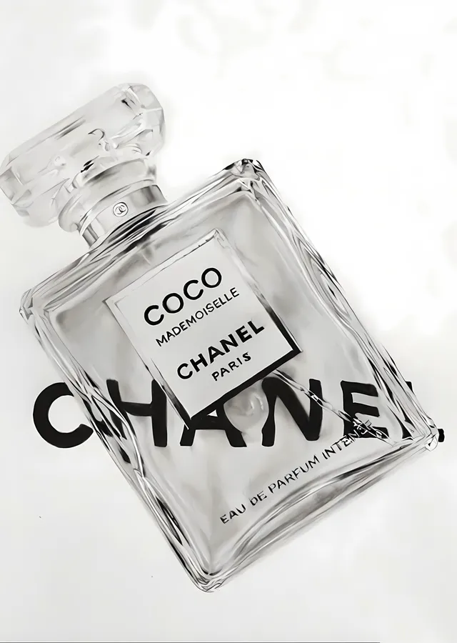 Chanel Coco Mademoiselle Parfüm metal tablo