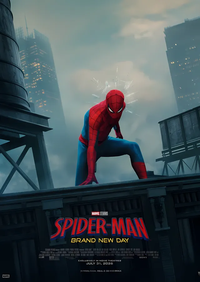 Spider-Man: Mavi Saat metal tablo
