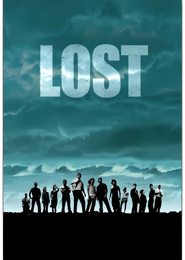 LOST: Gökyüzü Silüeti metal tablo