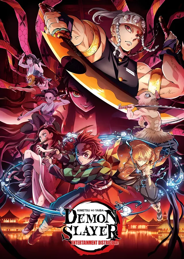 Kimetsu no Yaiba: Eğlence Mahallesi metal tablo