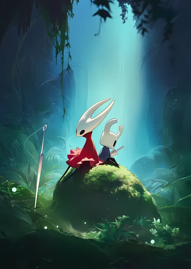 Hollow Knight: Kayıp Rüya metal tablo