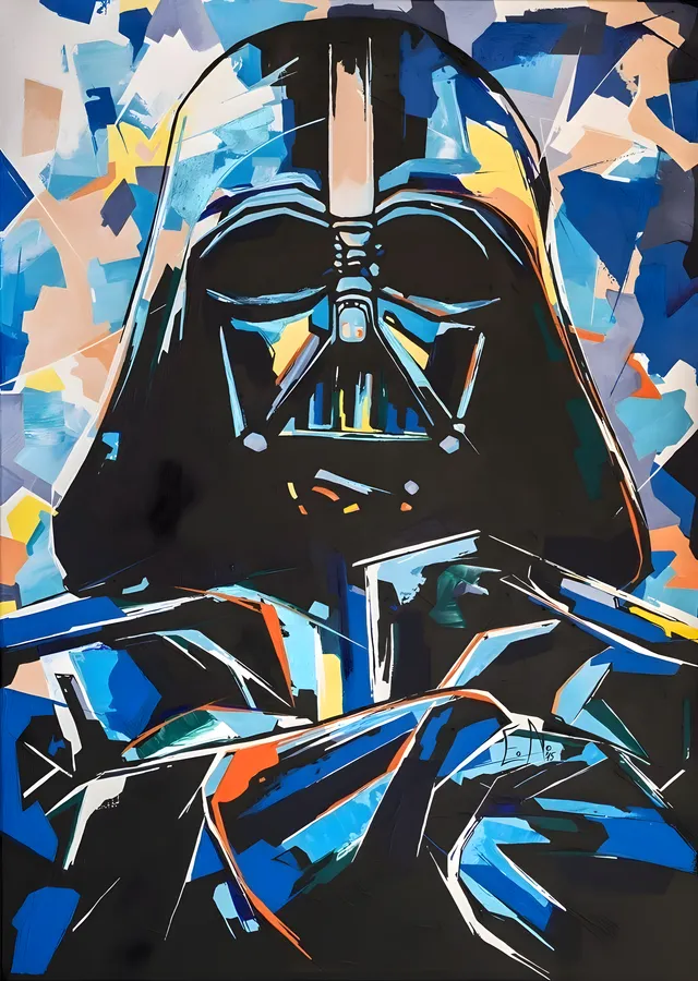 Darth Vader: Karanlığın Yükselişi metal tablo