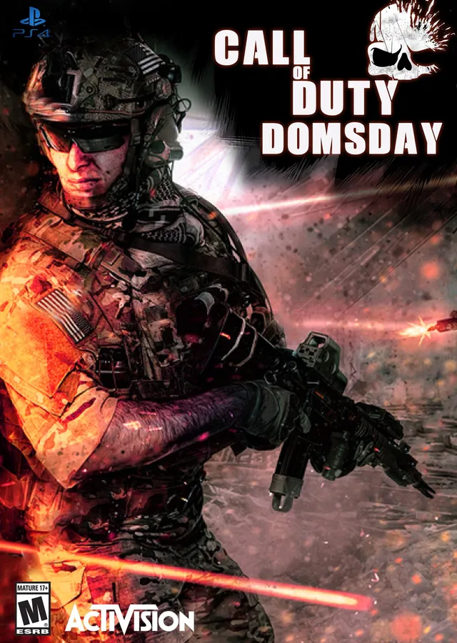 Call of Duty: Domsday metal tablo