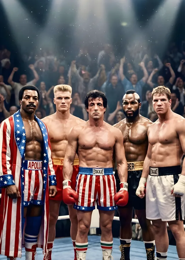 Rocky - Rakipler metal tablo