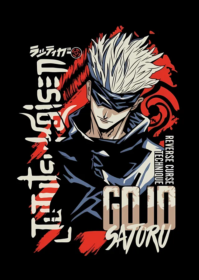 Jujutsu Kaisen: Gojo ve Ters Lanet Tekniği metal tablo