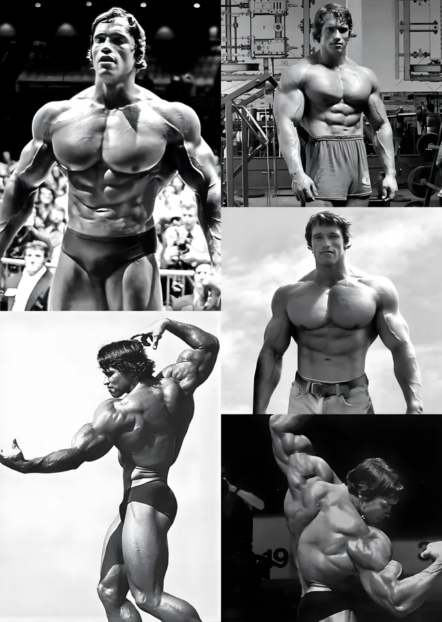 Arnold Schwarzenegger: Kariyer Panosu metal tablo