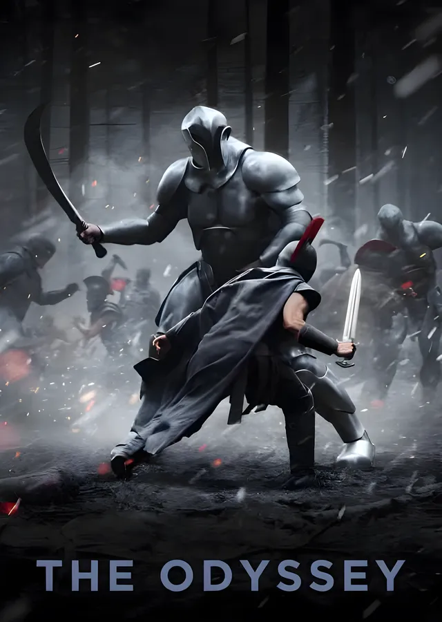 The Odyssey: Savaşçıların Çarpışması metal tablo
