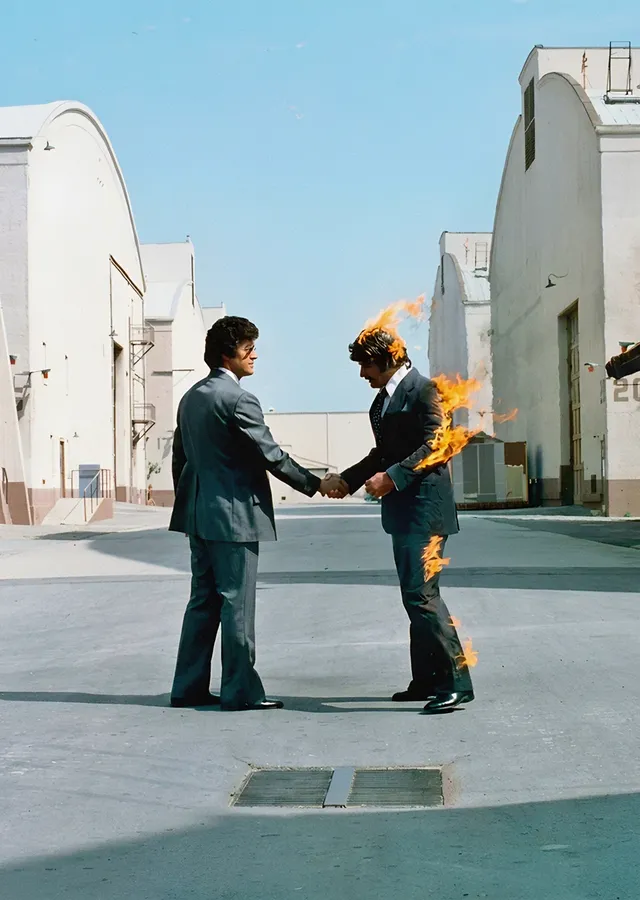 Pink Floyd - Wish You Were Here metal tablo