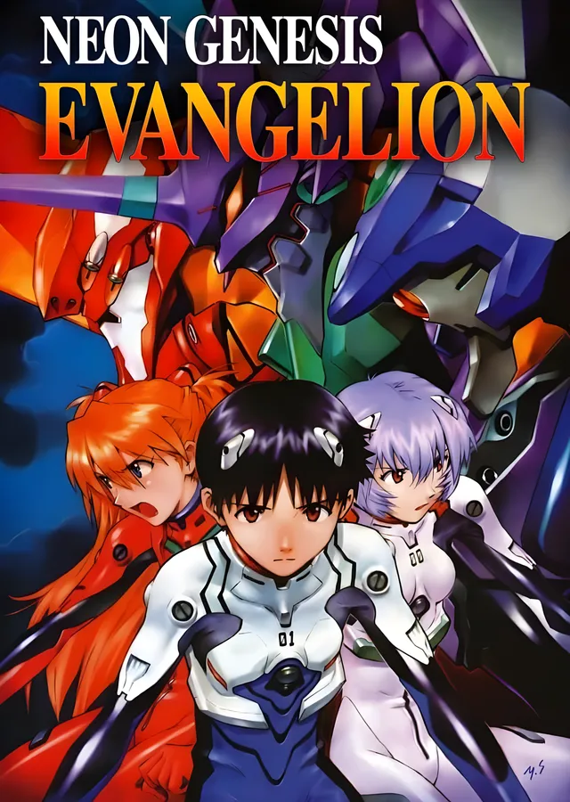 Neon Genesis Evangelion - Üçlü Kadro metal tablo