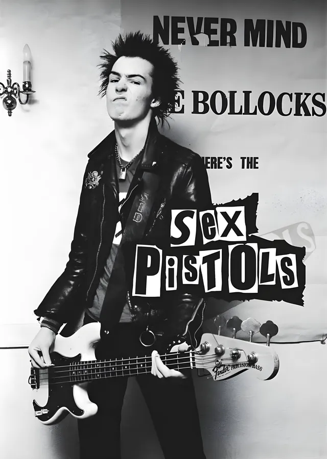 Sex Pistols - Never Mind the Bollocks metal tablo